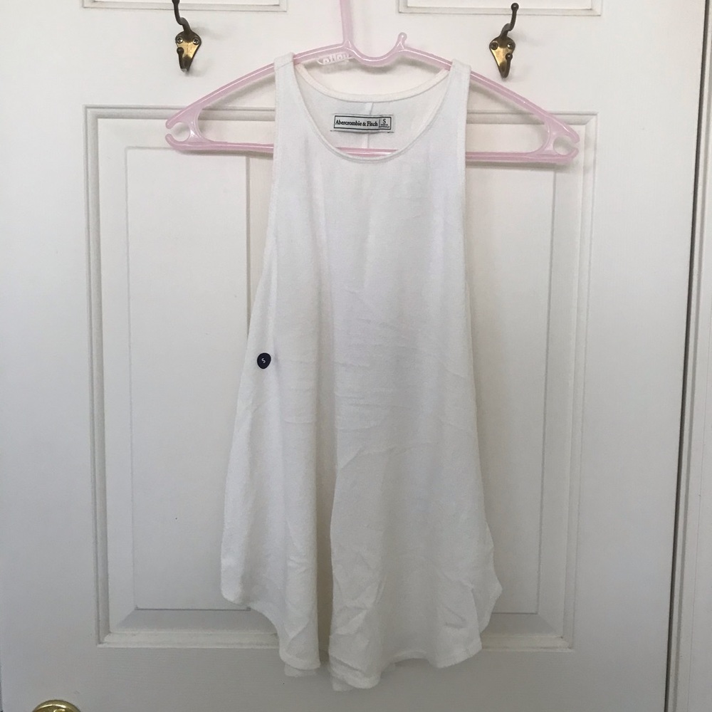 Abercrombie & Fitch White tank (s) - Picture 1 of 1
